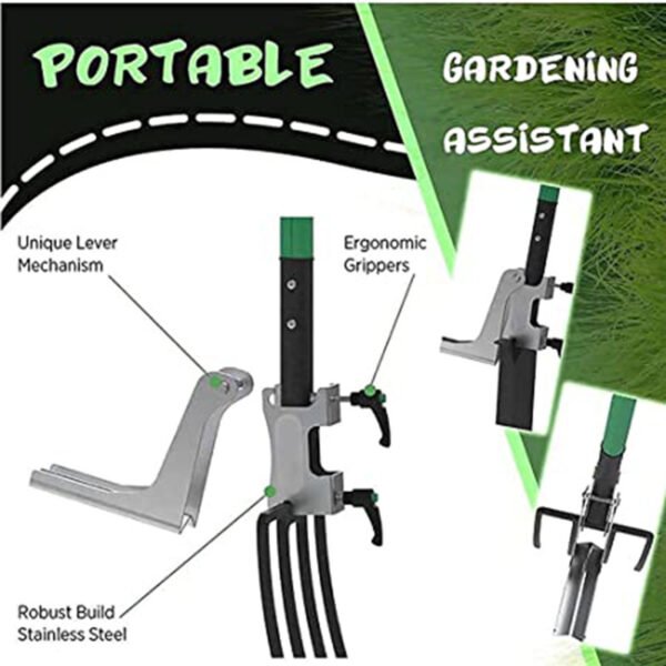 Foot-Operated Weeding Aid