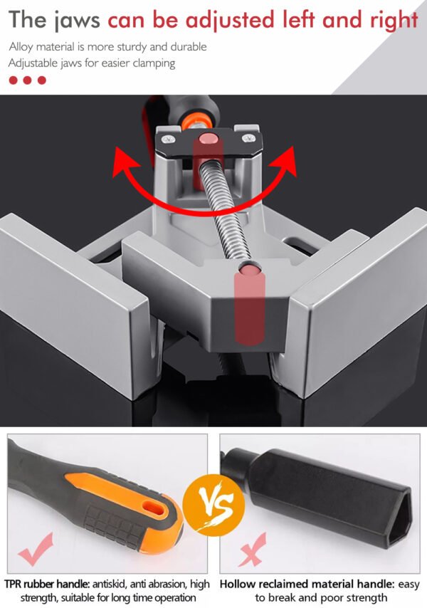 90° Right Angle Clamp Single Handle - Image 6