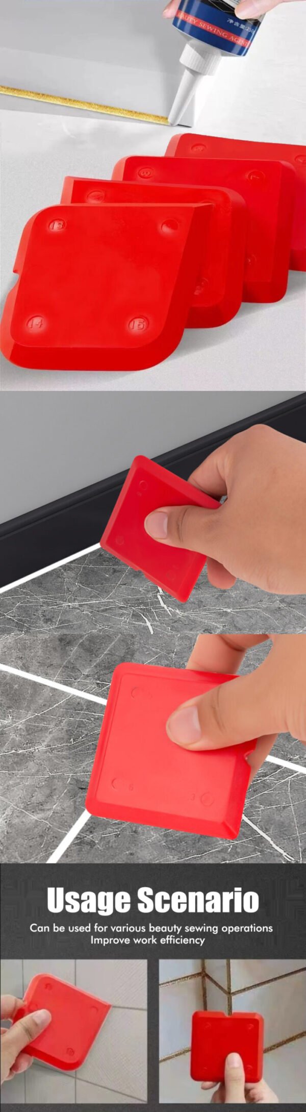Multifunctional Caulk Finishing Tool - Image 6