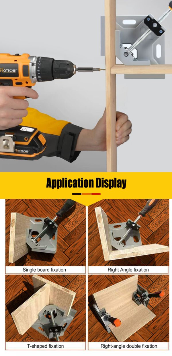 90° Right Angle Clamp Single Handle - Image 7